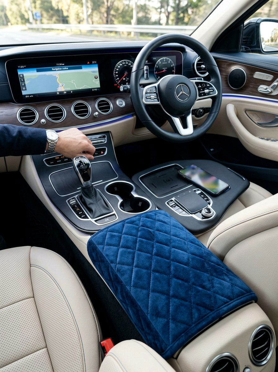 Center Console Cover - 25 cute ways to decorate your car