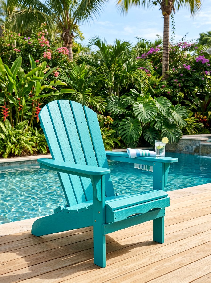 Colorful Painted Adirondack Chair - 25 Pallet Adirondack Chair Ideas