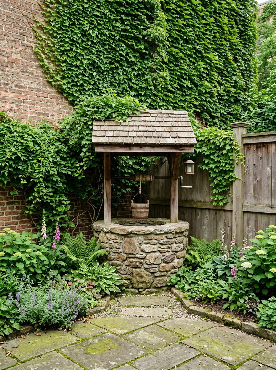 Corner Garden Planter - 25 Pallet Wishing Well Planter Ideas