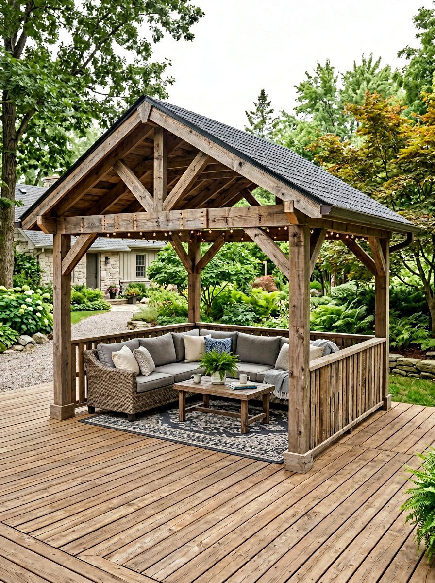 Covered Pallet Gazebo - 25 Pallet Gazebo Frame Ideas