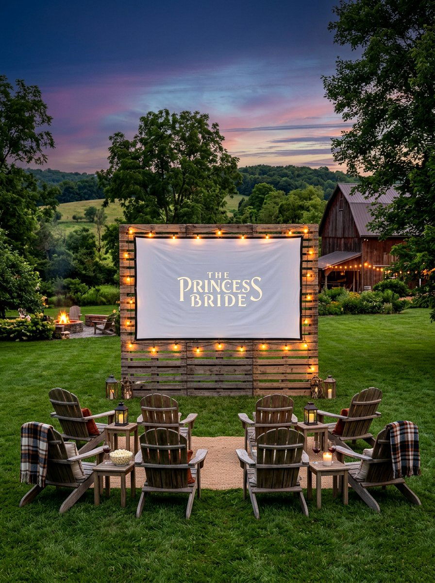 DIY Pallet Movie Screen - 25 Pallet Outdoor Movie Screen Ideas