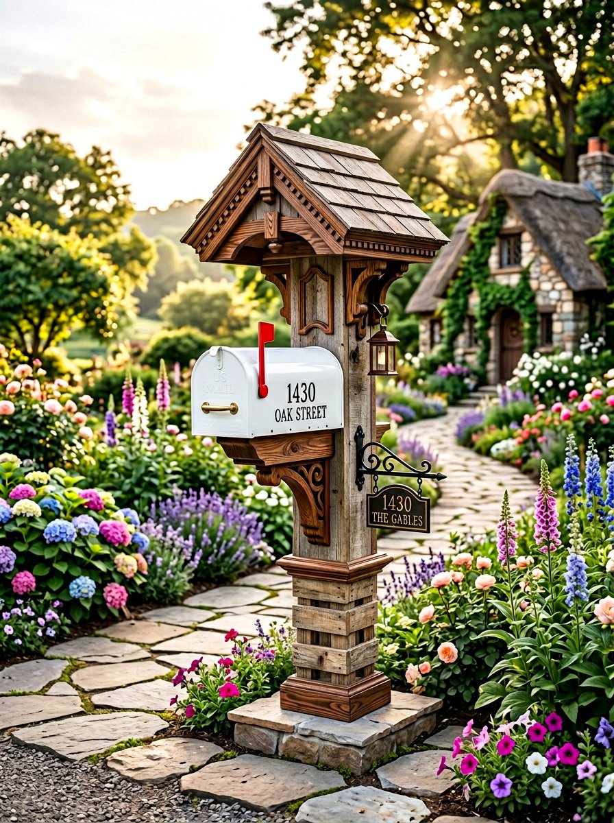 25 Pallet Mailbox Post Ideas to Boost Your Curb Appeal