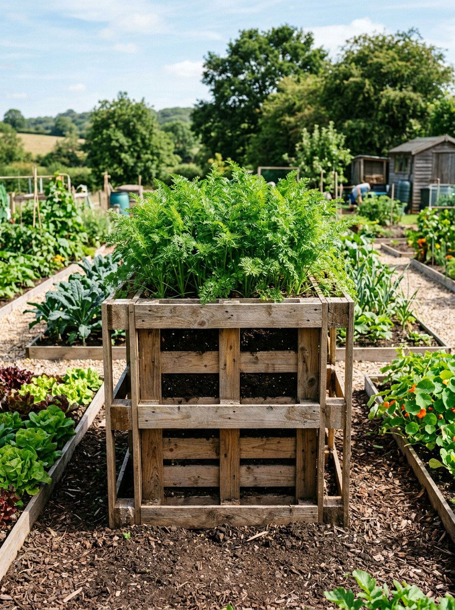 Deep Root Pallet Box - 25 Pallet Planter Box Ideas