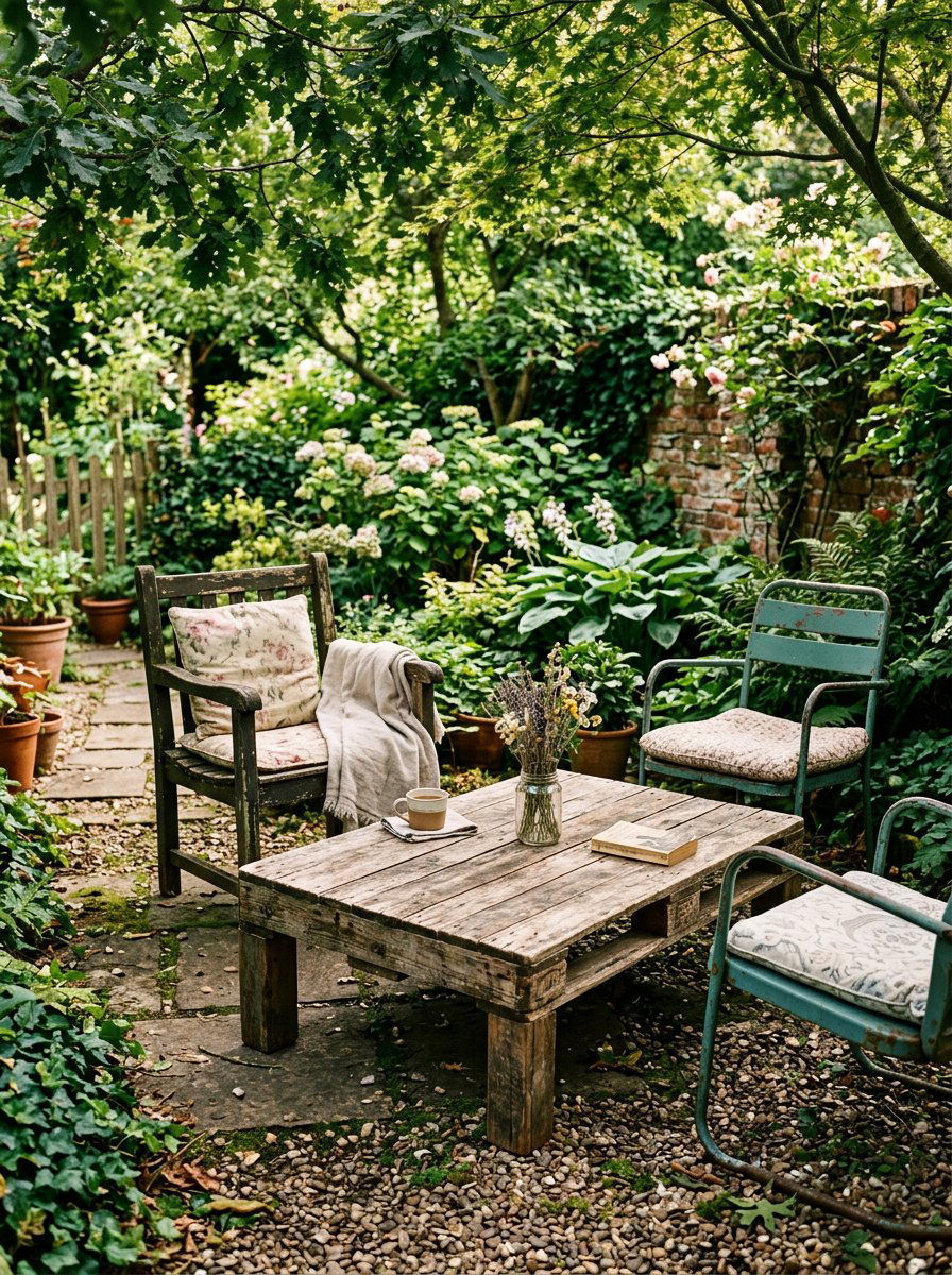 Distressed Wood Pallet Coffee Table - 25 Pallet Coffee Table for Patio Ideas