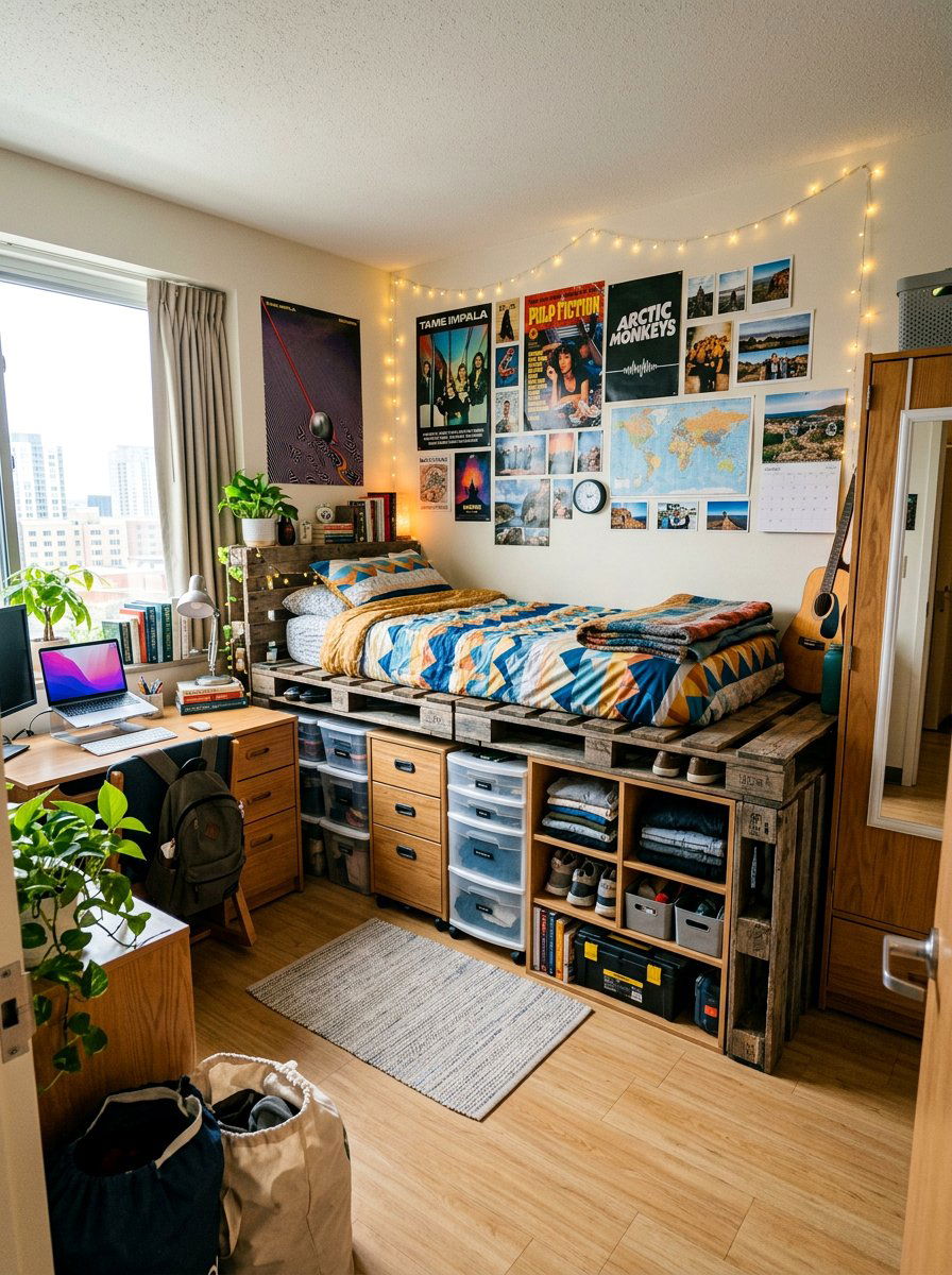 25 Pallet Bed Ideas With Storage Underneath Your Bed