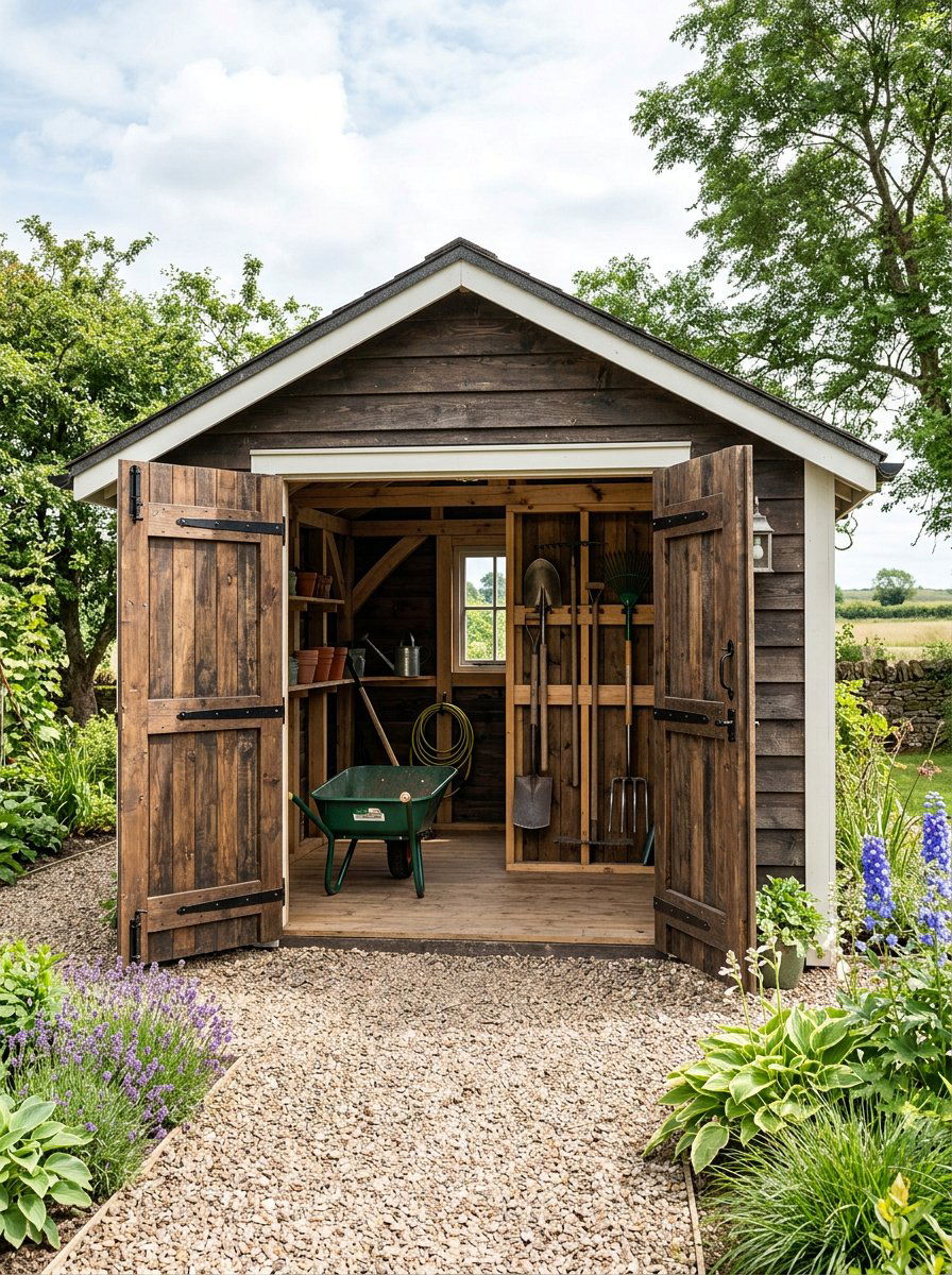 25 Pallet Garden Shed Ideas for Extra Storage Space