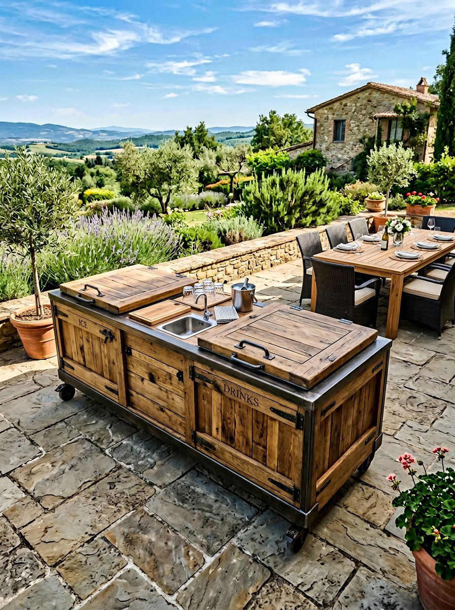 Double Pallet Cooler - 25 Pallet Outdoor Cooler Stand Ideas