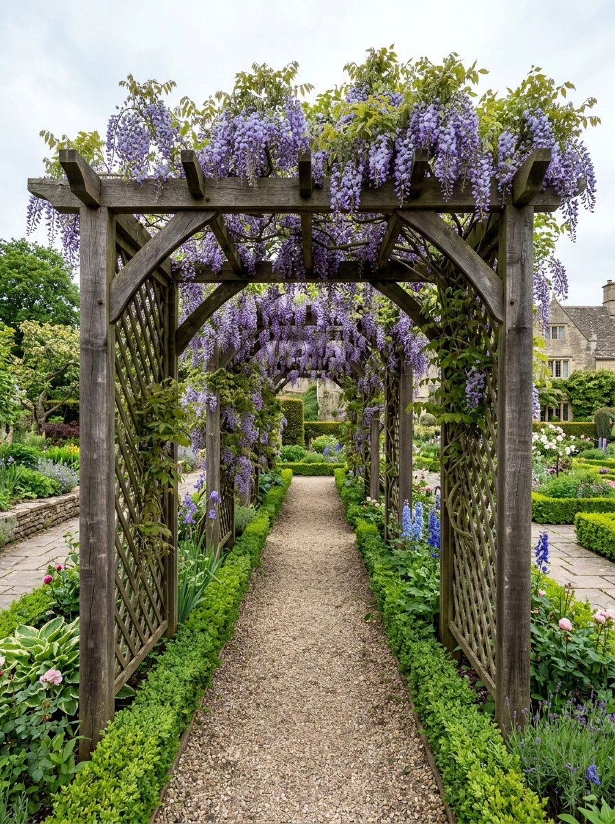 Double Sided Garden Arch - 25 Pallet Arbor for Garden Ideas