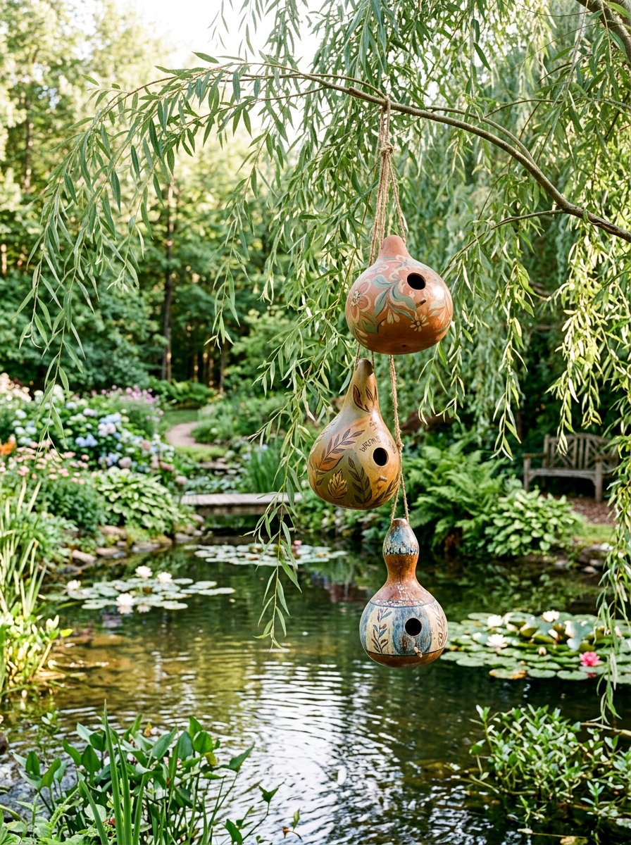 Dried Gourd Birdhouse - 25 unique birdhouse ideas