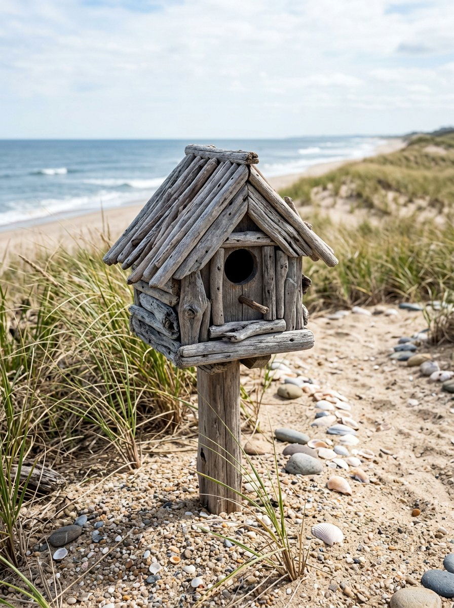Driftwood birdhouse - 25 unique birdhouse designs