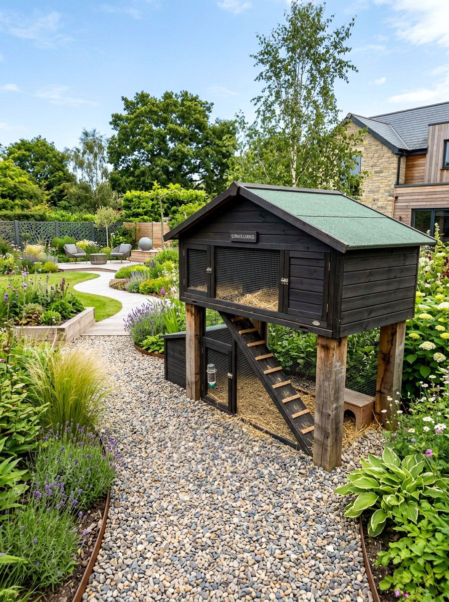 Elevated rabbit house - 25 Pallet Rabbit Hutch Ideas