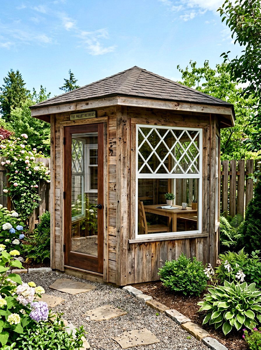 Enclosed Pallet Gazebo - 25 Pallet Gazebo Frame Ideas