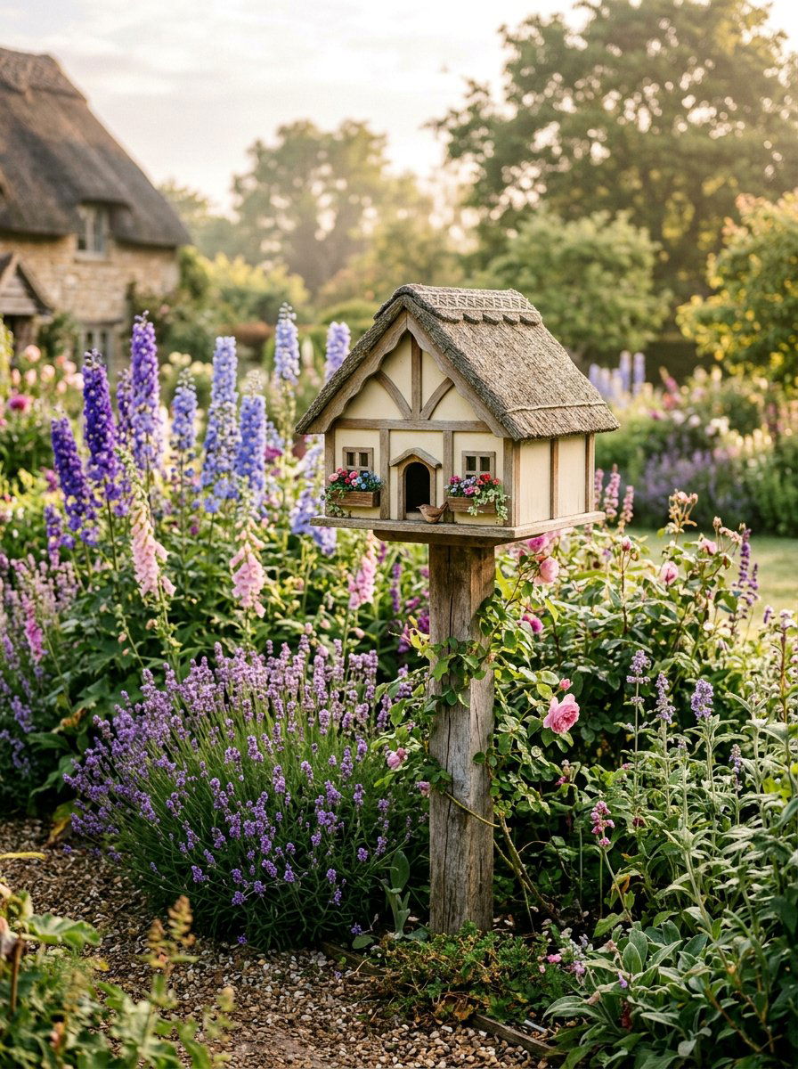 English Cottage Birdhouse - 25 unique birdhouse ideas