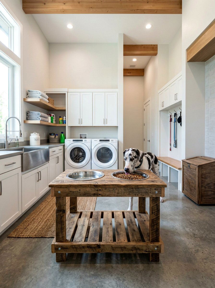 25 Pallet Pet Feeding Station Ideas for Your Furry Friends