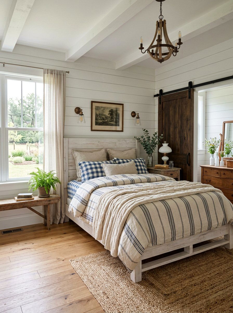 Farmhouse style pallet bed - 25 Queen size pallet bed ideas