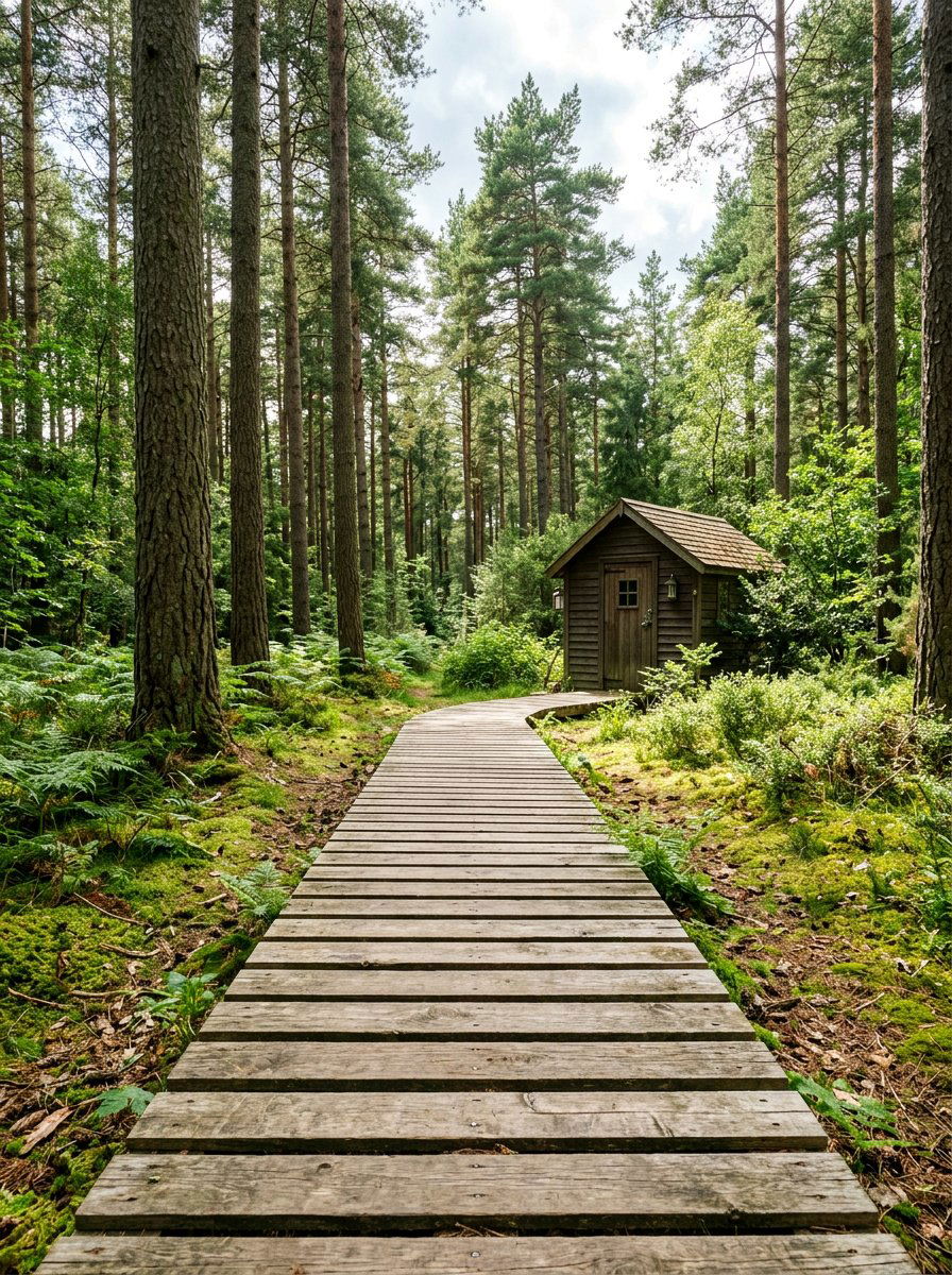Flat Pallet Walkway - 25 Pallet Bridge for Garden Ideas