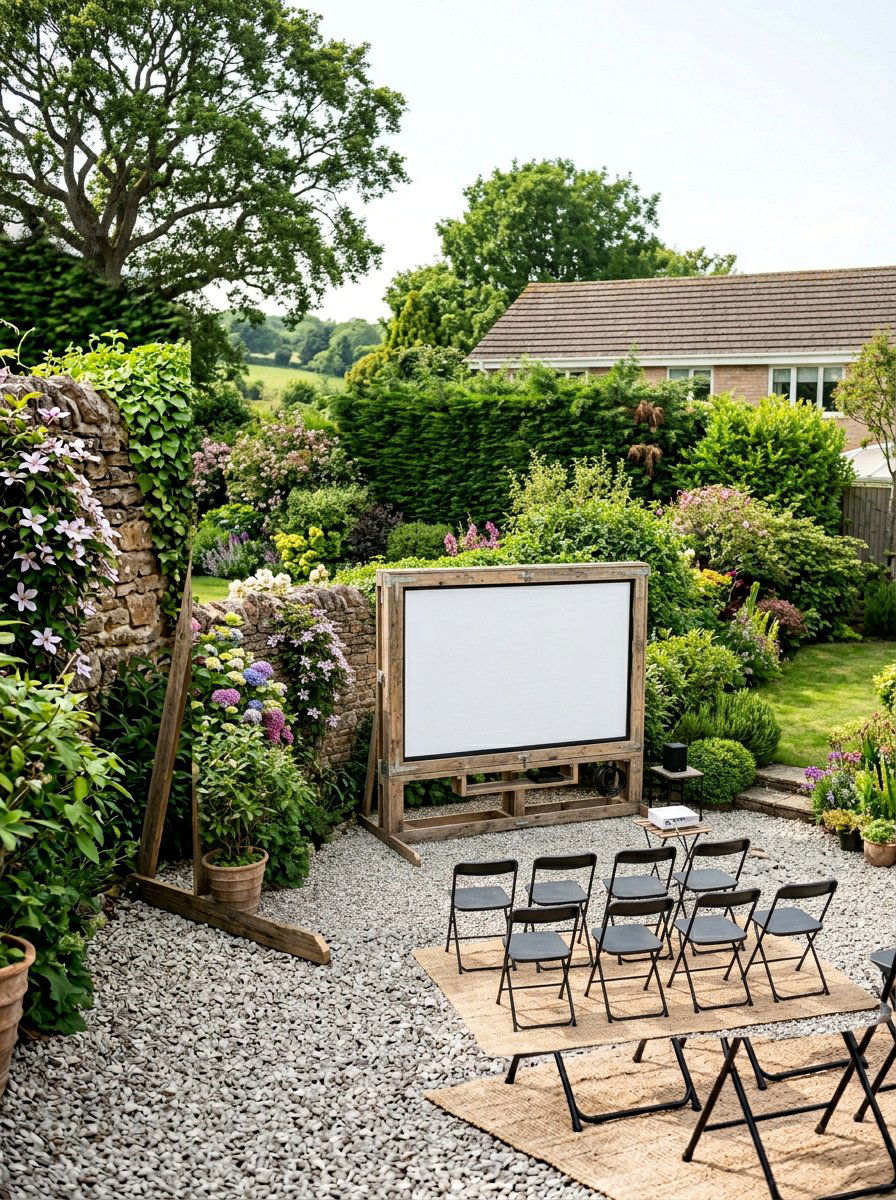 Foldable Pallet Movie Screen - 25 Pallet Outdoor Movie Screen Ideas