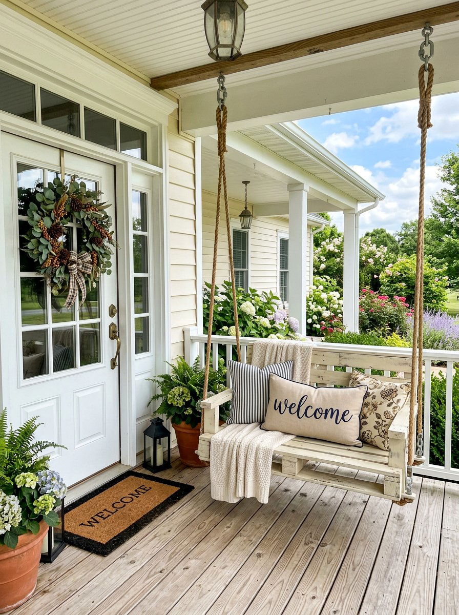 Front Porch Pallet Swing - 25 Pallet Swing for Porch Ideas