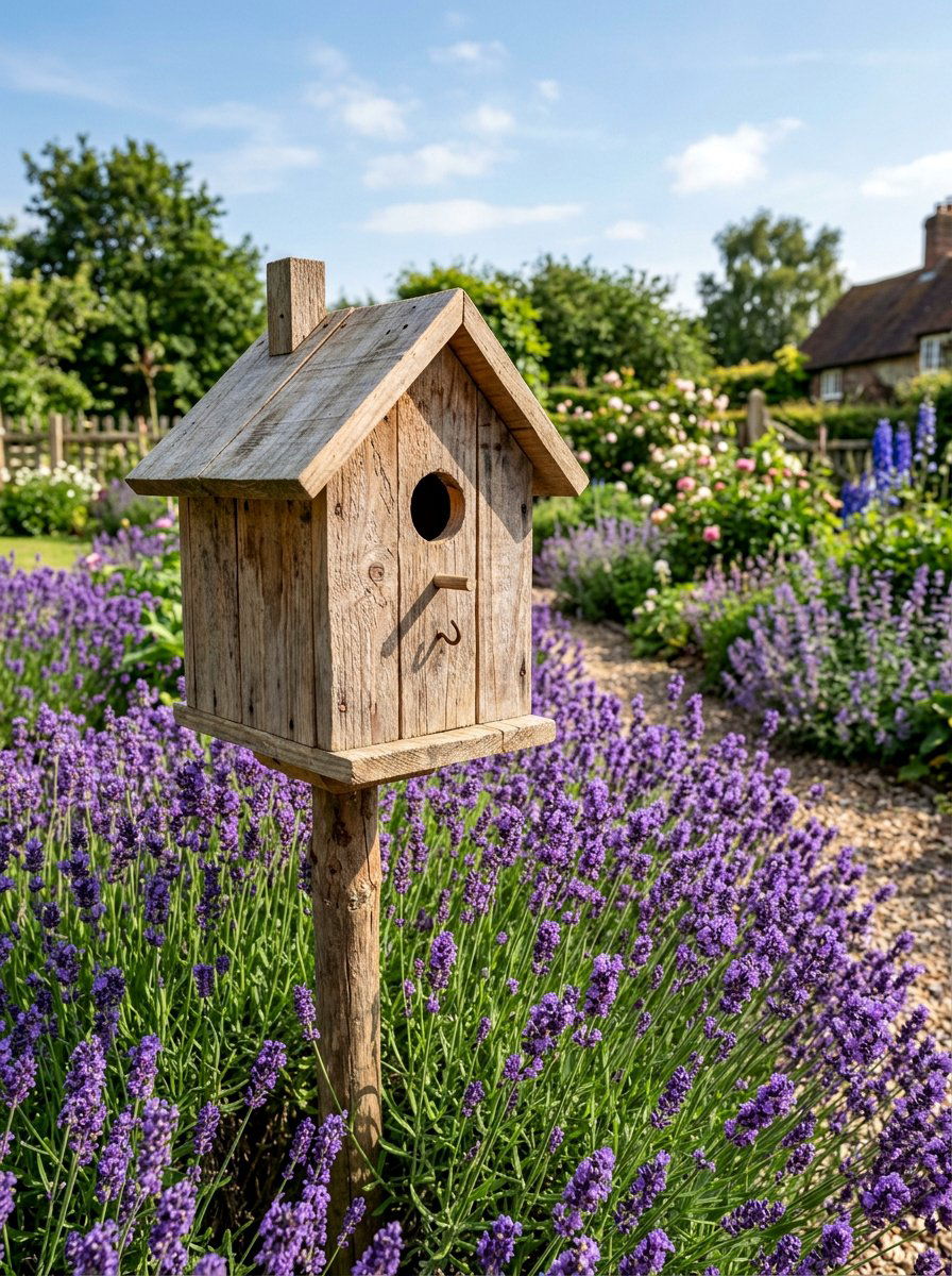 Garden Birdhouse - 25 Pallet Birdhouse Ideas