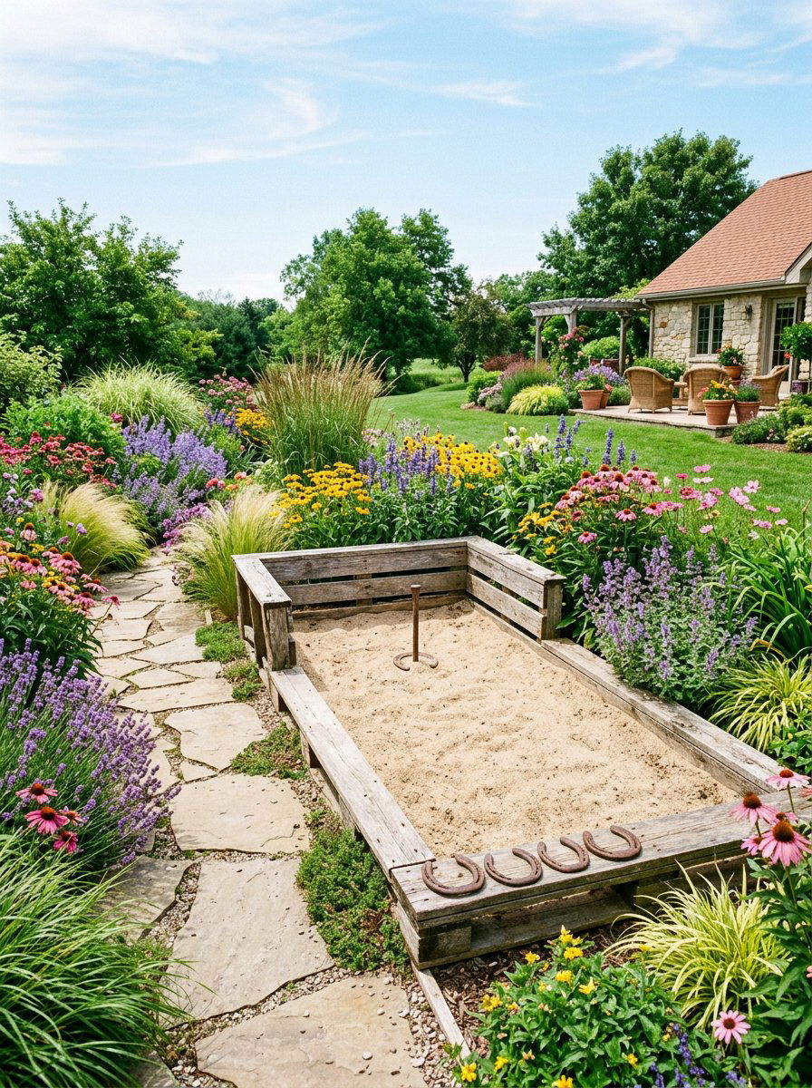 Garden Horseshoe Pit - 25 Pallet Horseshoe Pit Frame Ideas