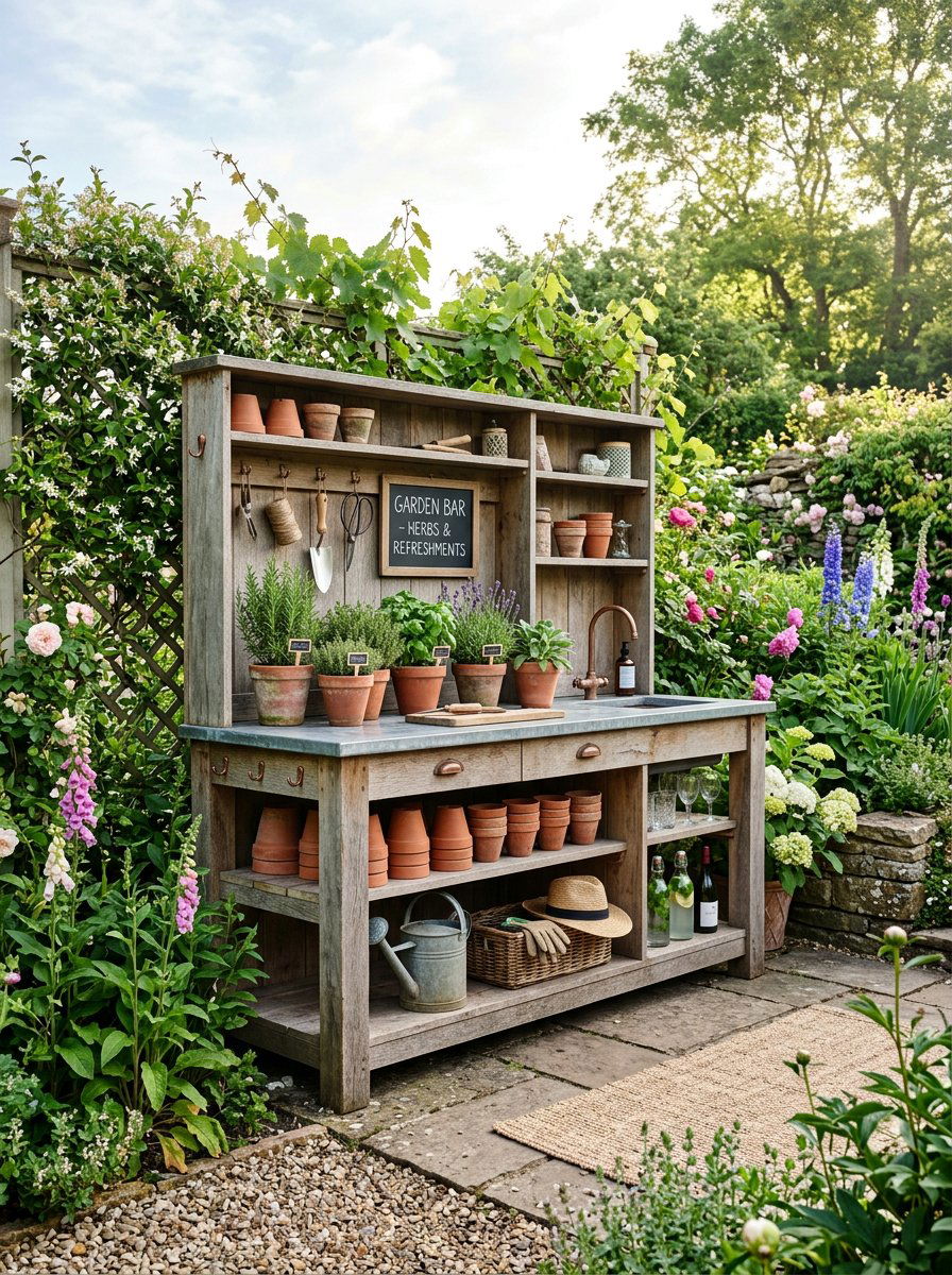 25 Pallet Outdoor Bar Ideas for the Ultimate Patio Party