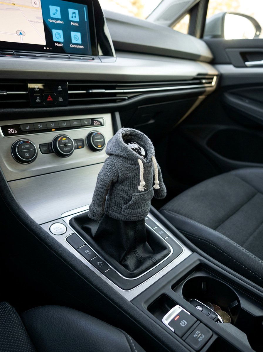 Gear Shift Cover - 25 cute ways to decorate your car