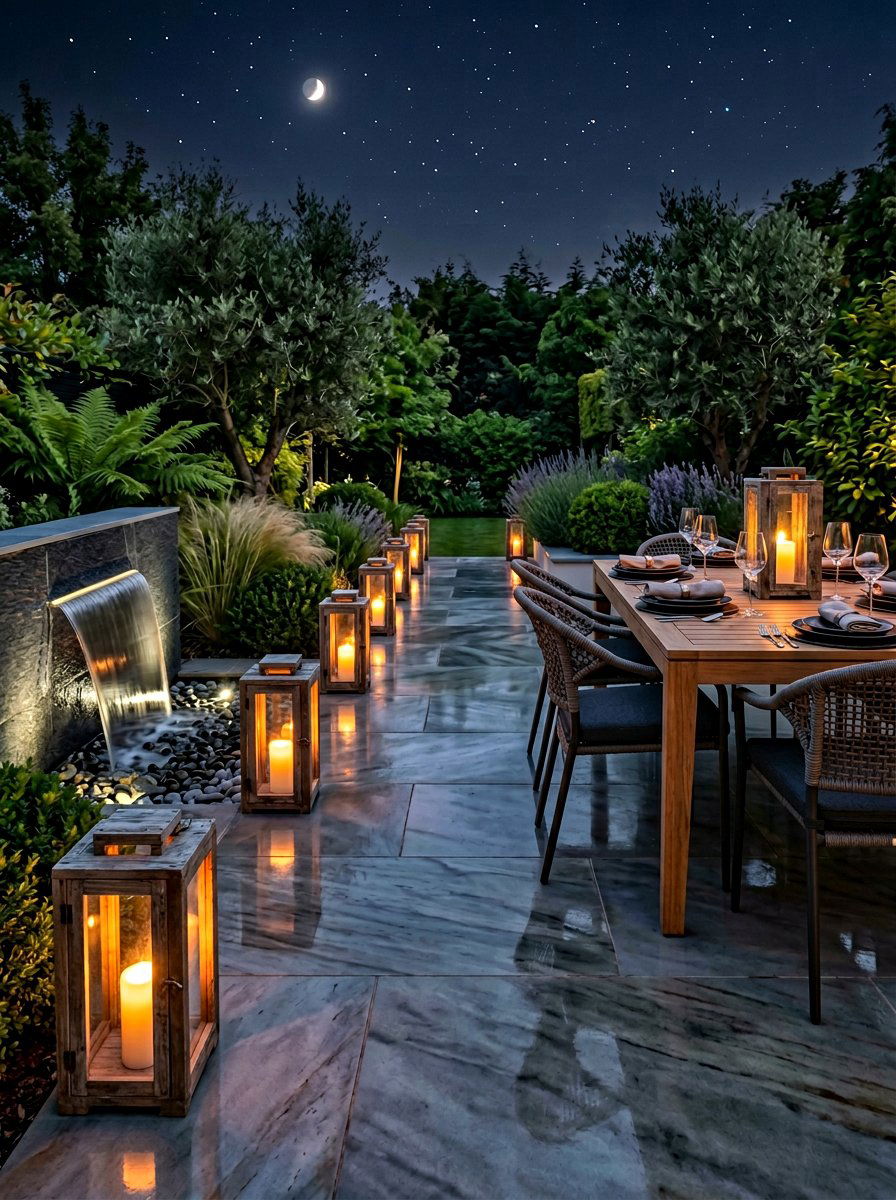 Glass Pallet Lantern - 25 Pallet Lantern for Garden Ideas