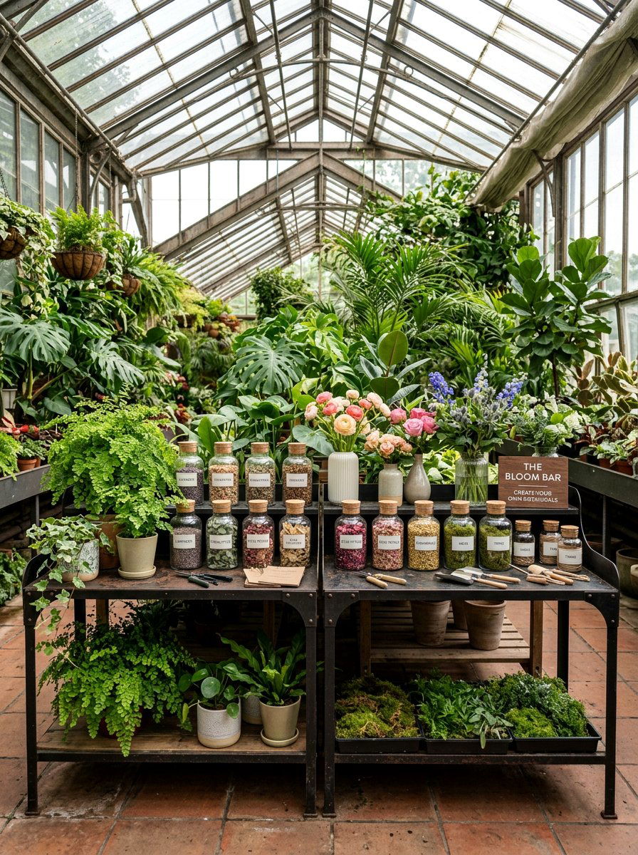 Greenhouse Bloom Bar - 25 bloom bar ideas