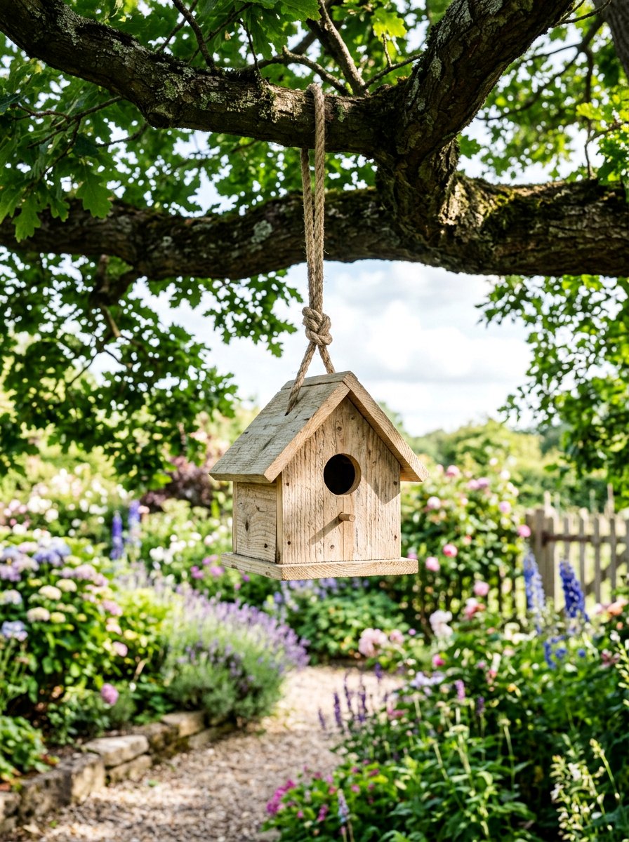 Hanging Birdhouse - 25 Pallet Birdhouse Ideas