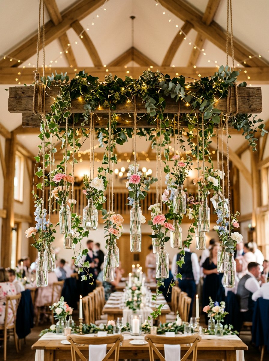 Hanging Flower Bar - 25 bloom bar ideas