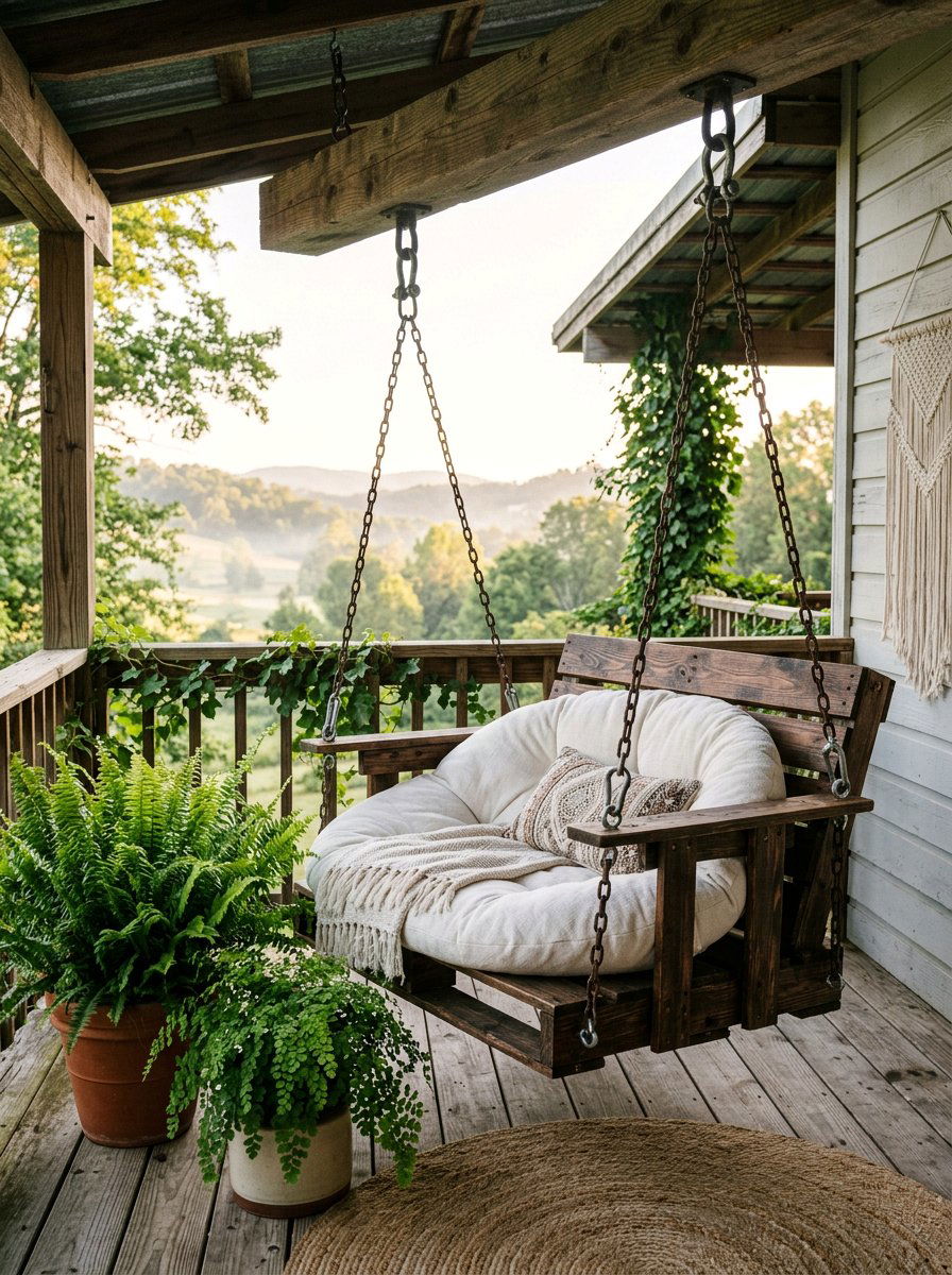 Hanging Pallet Chair - 25 Pallet Lounge Chair Ideas