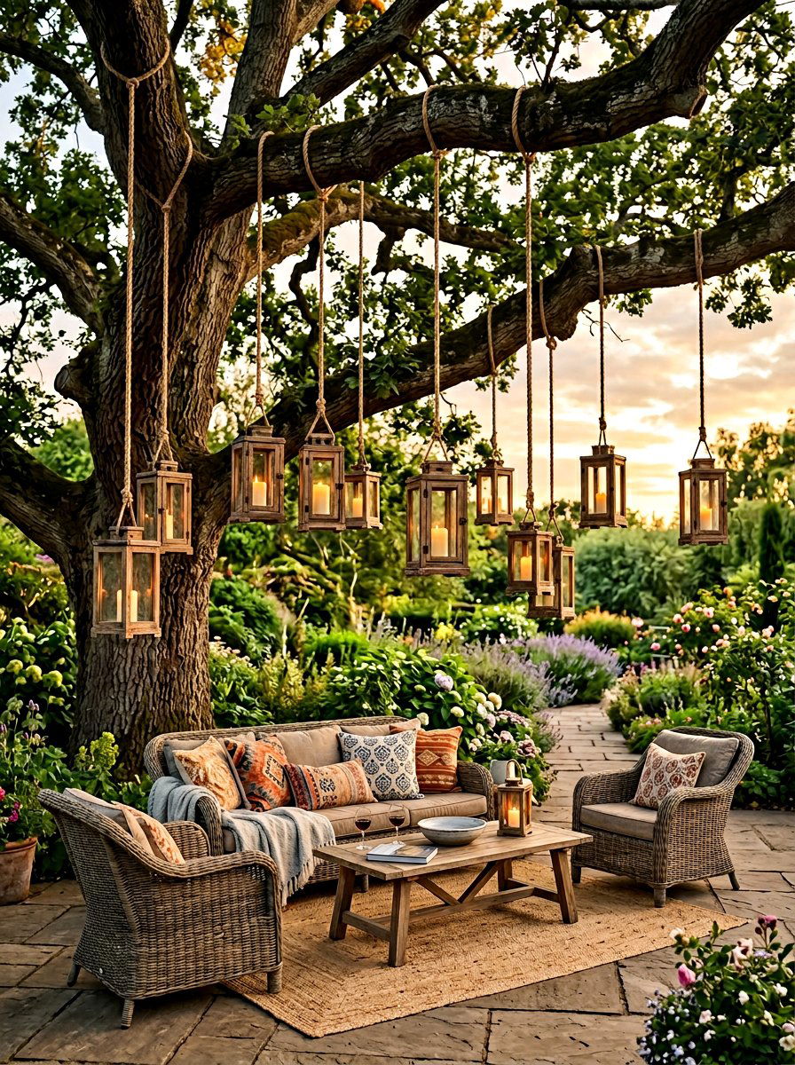 Hanging Pallet Lantern - 25 Pallet Lantern for Garden Ideas