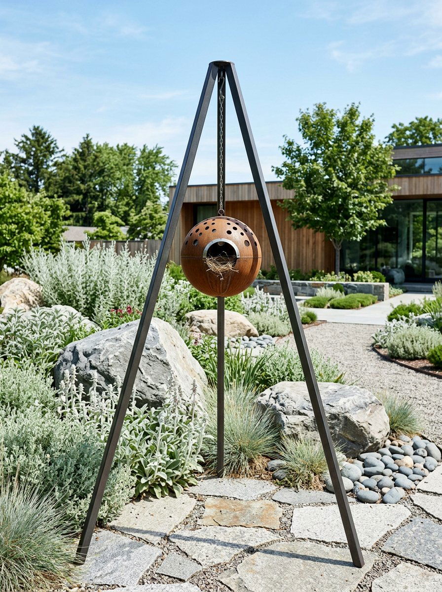 Hanging Sphere Bird House - 25 unique bird houses