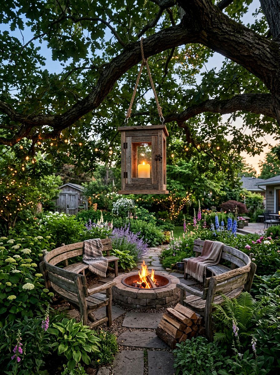 Hanging Wood Pallet Lantern - 25 Pallet Outdoor Candle Holder Ideas