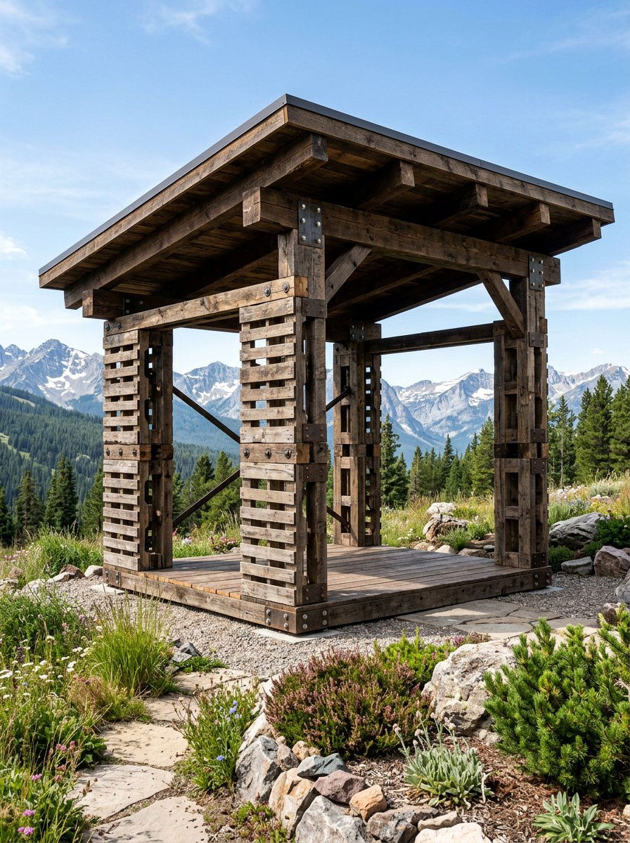 Heavy Duty Pallet Gazebo - 25 Pallet Gazebo Frame Ideas