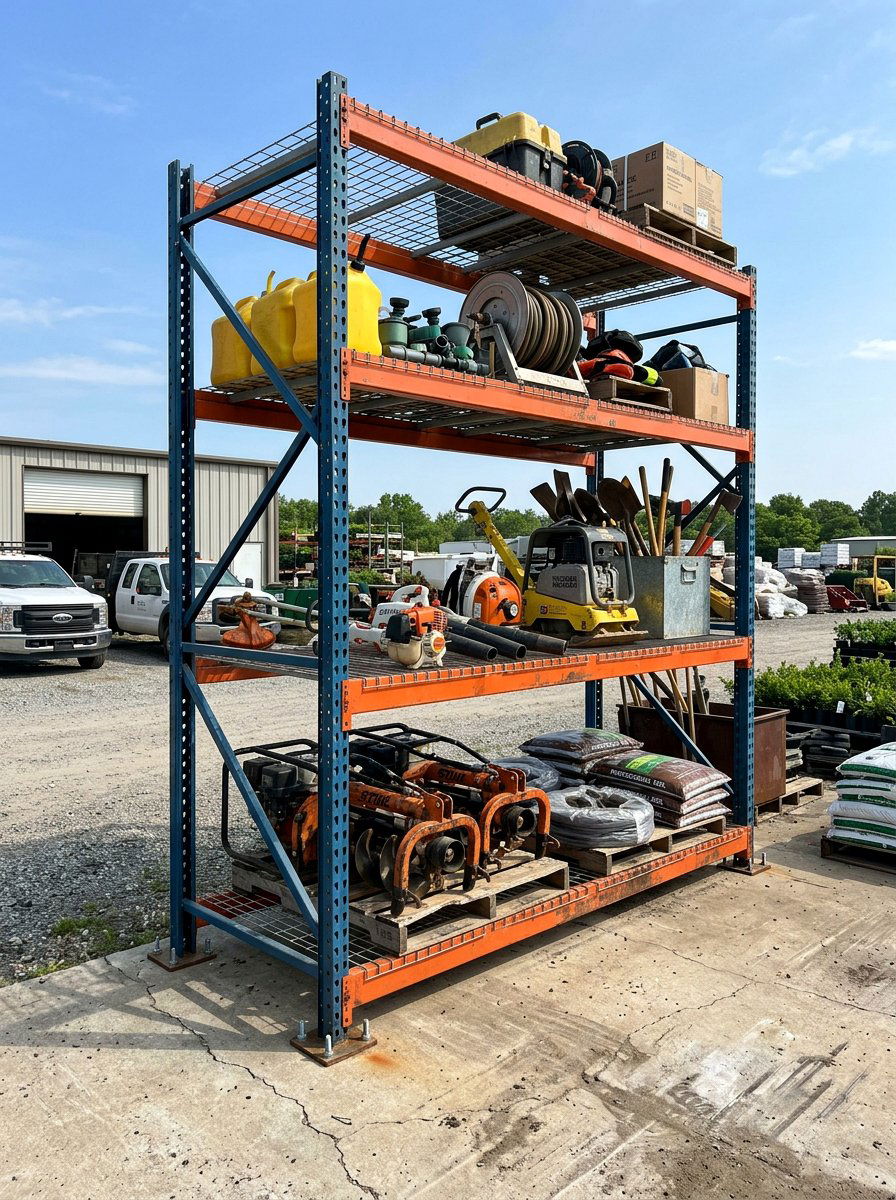Heavy Duty Pallet Rack - 25 Pallet Garden Tool Organizer Ideas