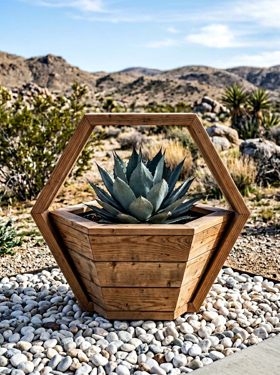 Hexagon Pallet Planter - 25 Pallet Planter Box Ideas
