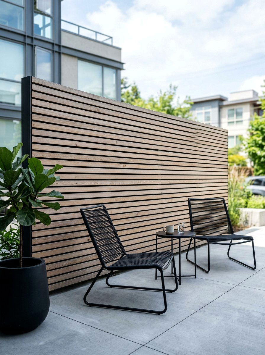 Horizontal Slat Pallet Wall - 25 Pallet Retaining Wall Ideas