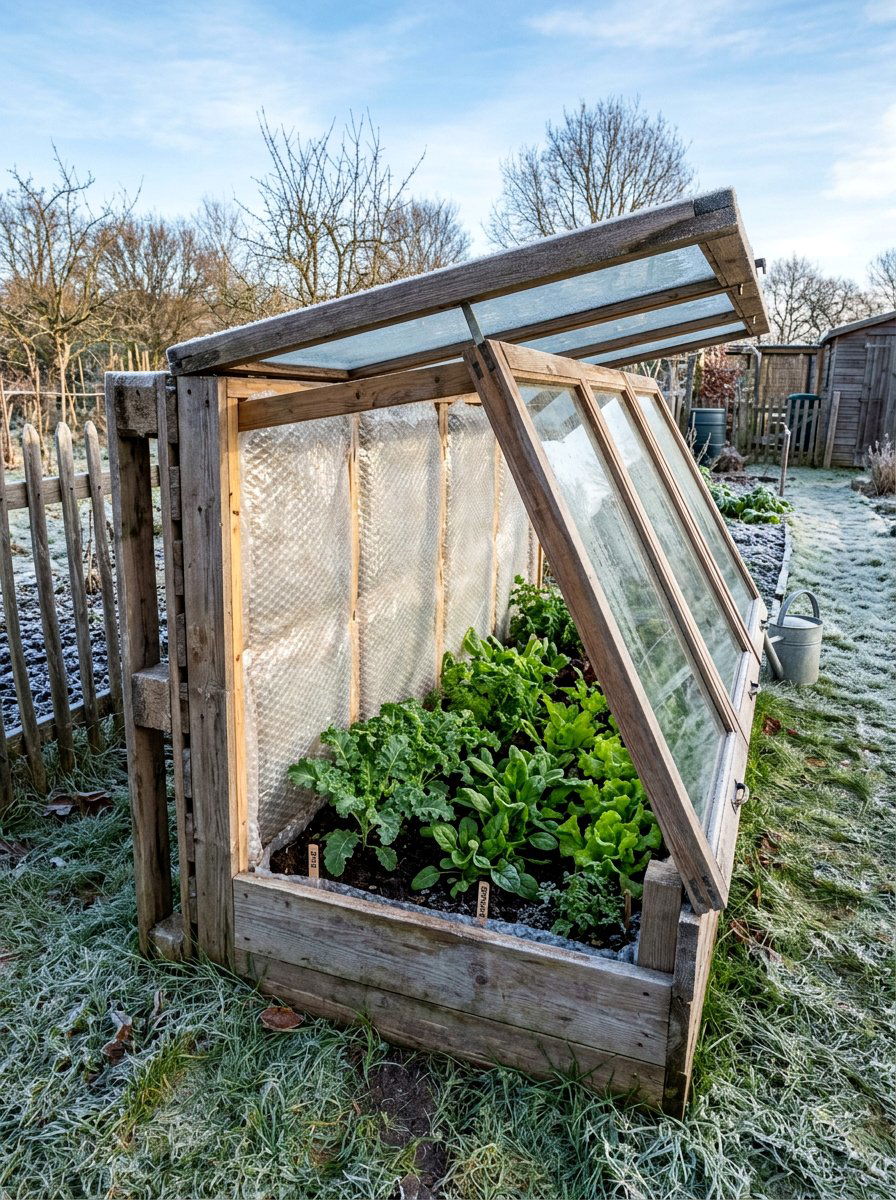 Insulated pallet cold frame wall - 25 Pallet Cold Frame for Garden Ideas