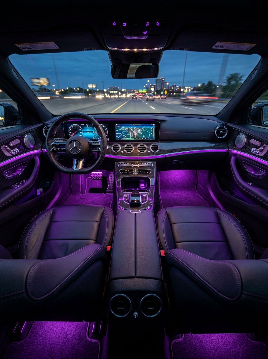 Interior Car Lights - 25 cute ways to decorate your car