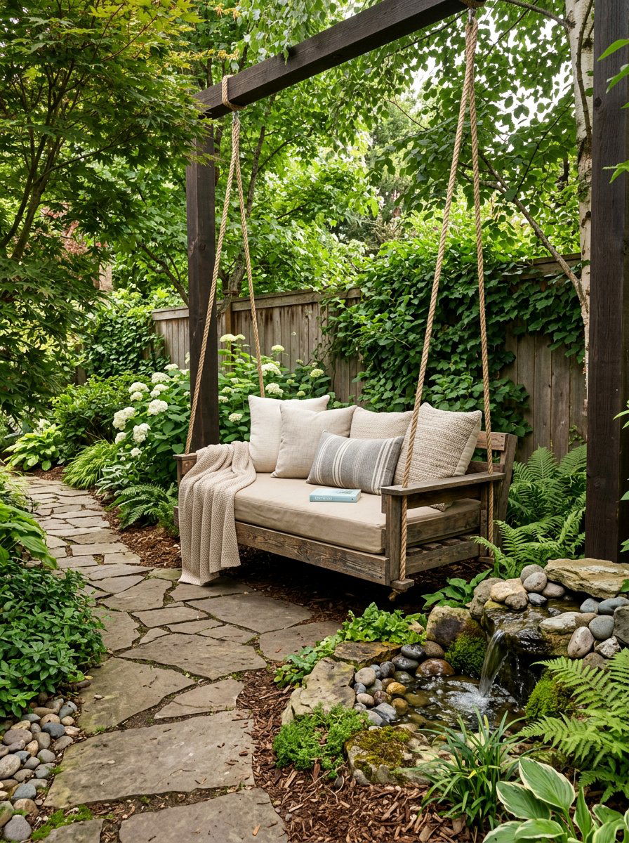 Item13 - 25 Pallet swing bed ideas