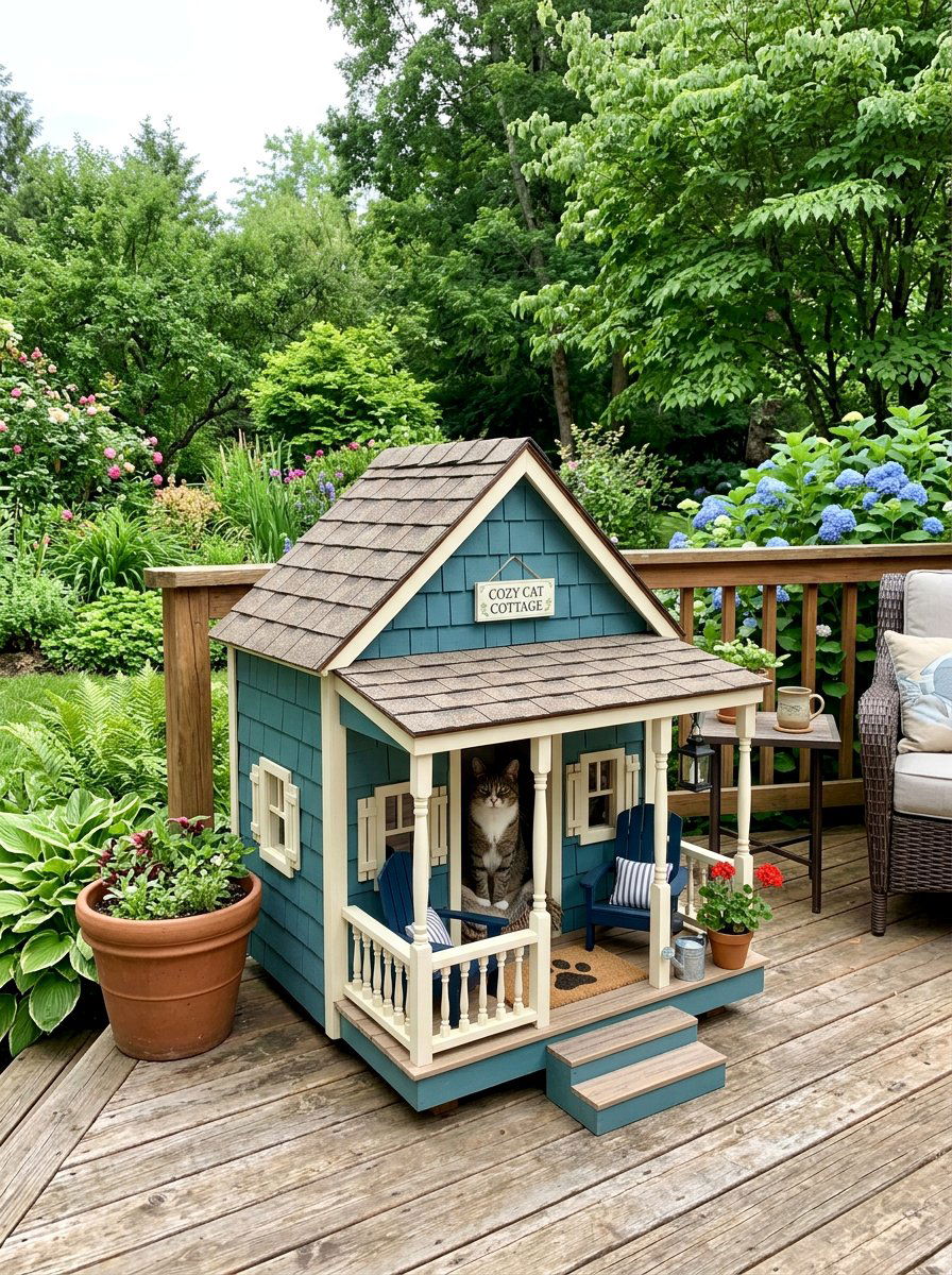 Item14 - 25 pallet cat house ideas