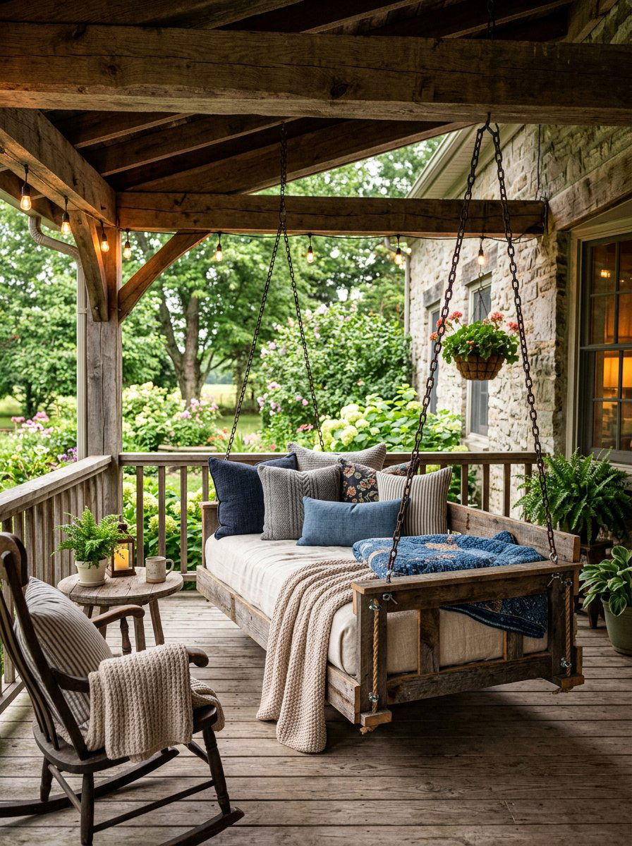 Item16 - 25 Pallet swing bed ideas