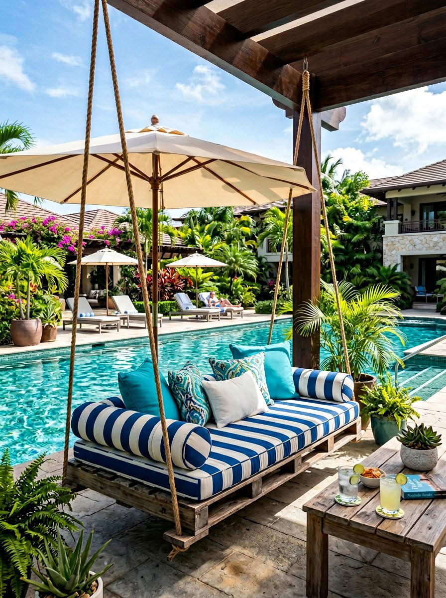 Item17 - 25 Pallet swing bed ideas