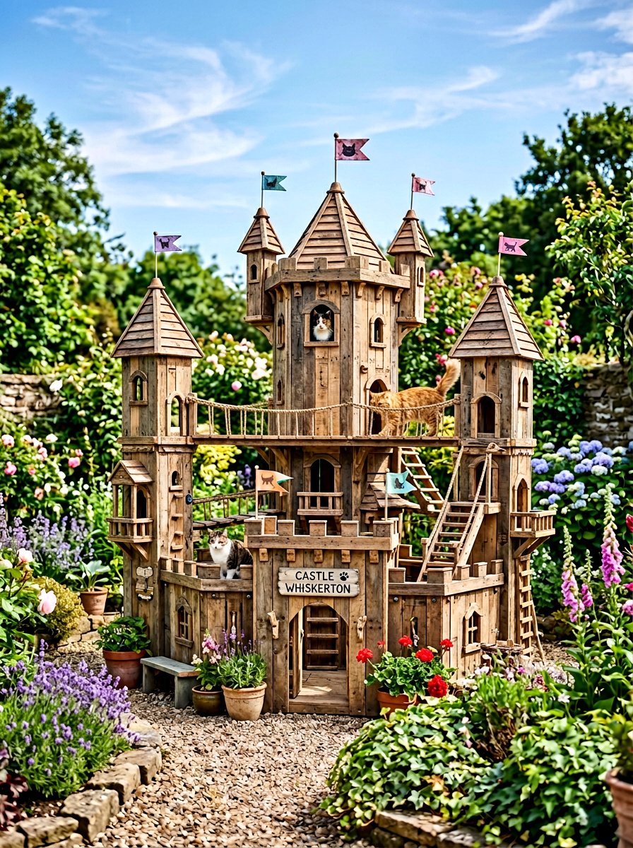 Item20 - 25 pallet cat house ideas