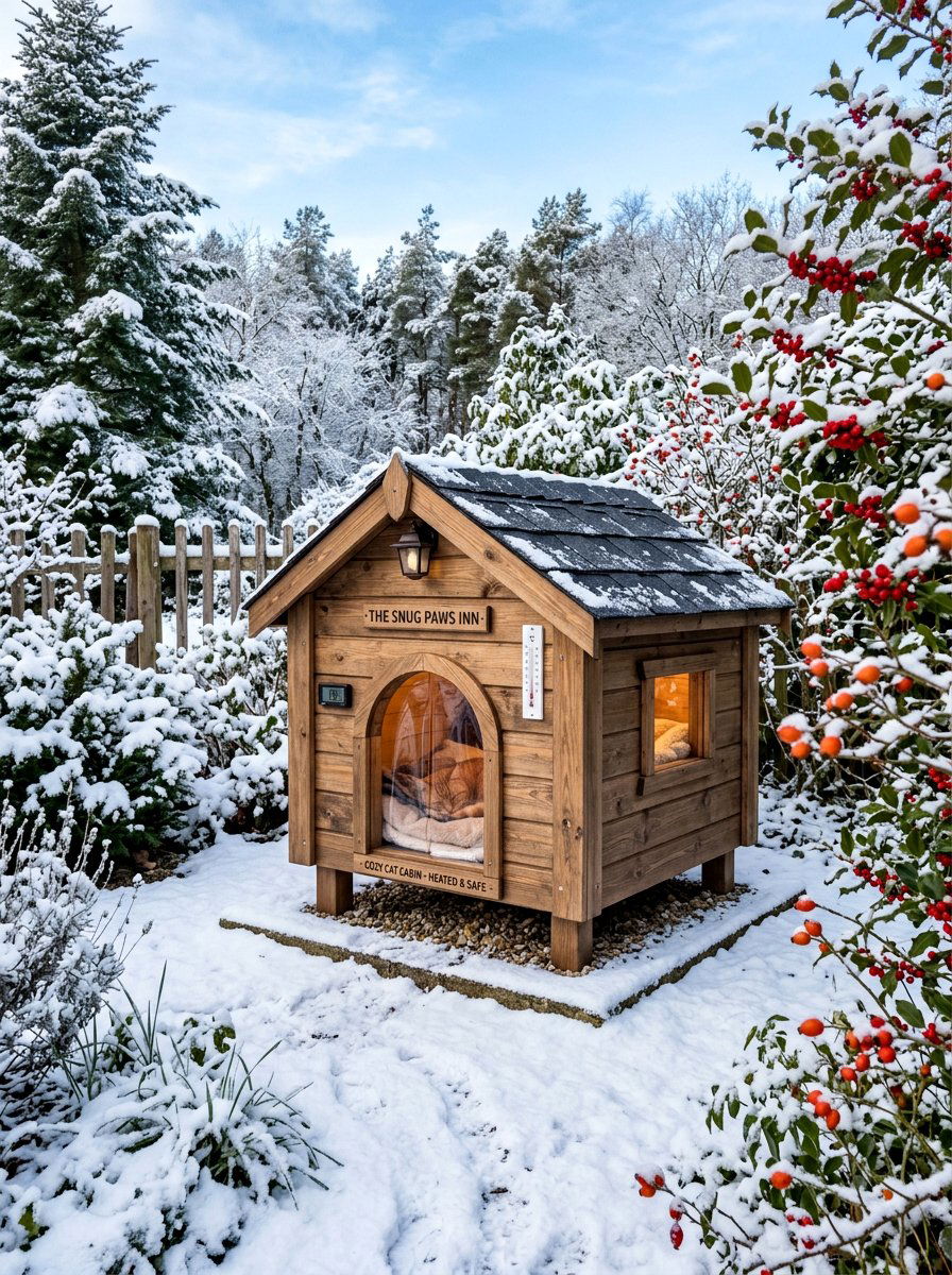 Item21 - 25 pallet cat house ideas