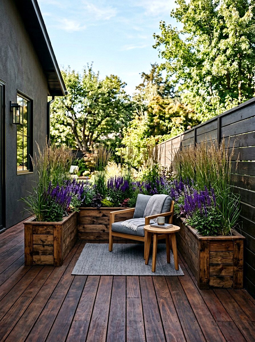 L shaped pallet planter - 25 Pallet Raised Garden Bed Ideas