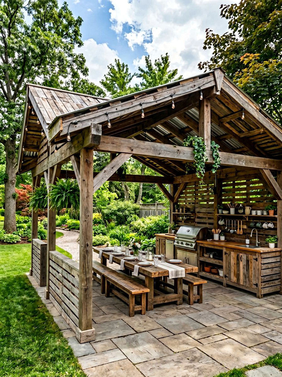 Large Pallet Gazebo - 25 Pallet Gazebo Frame Ideas