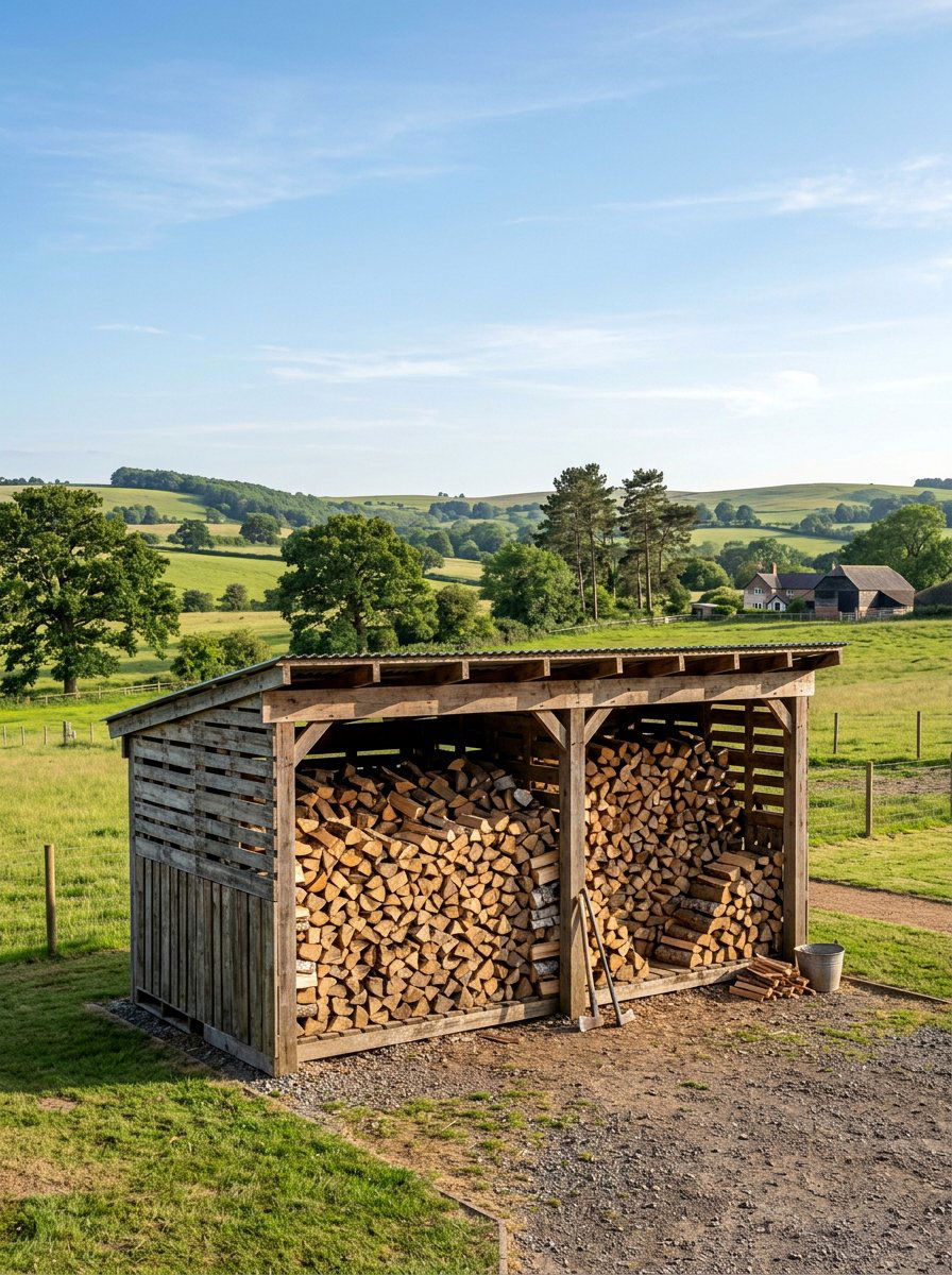 Large Pallet Wood Shed - 25 Pallet Firewood Storage Rack Ideas