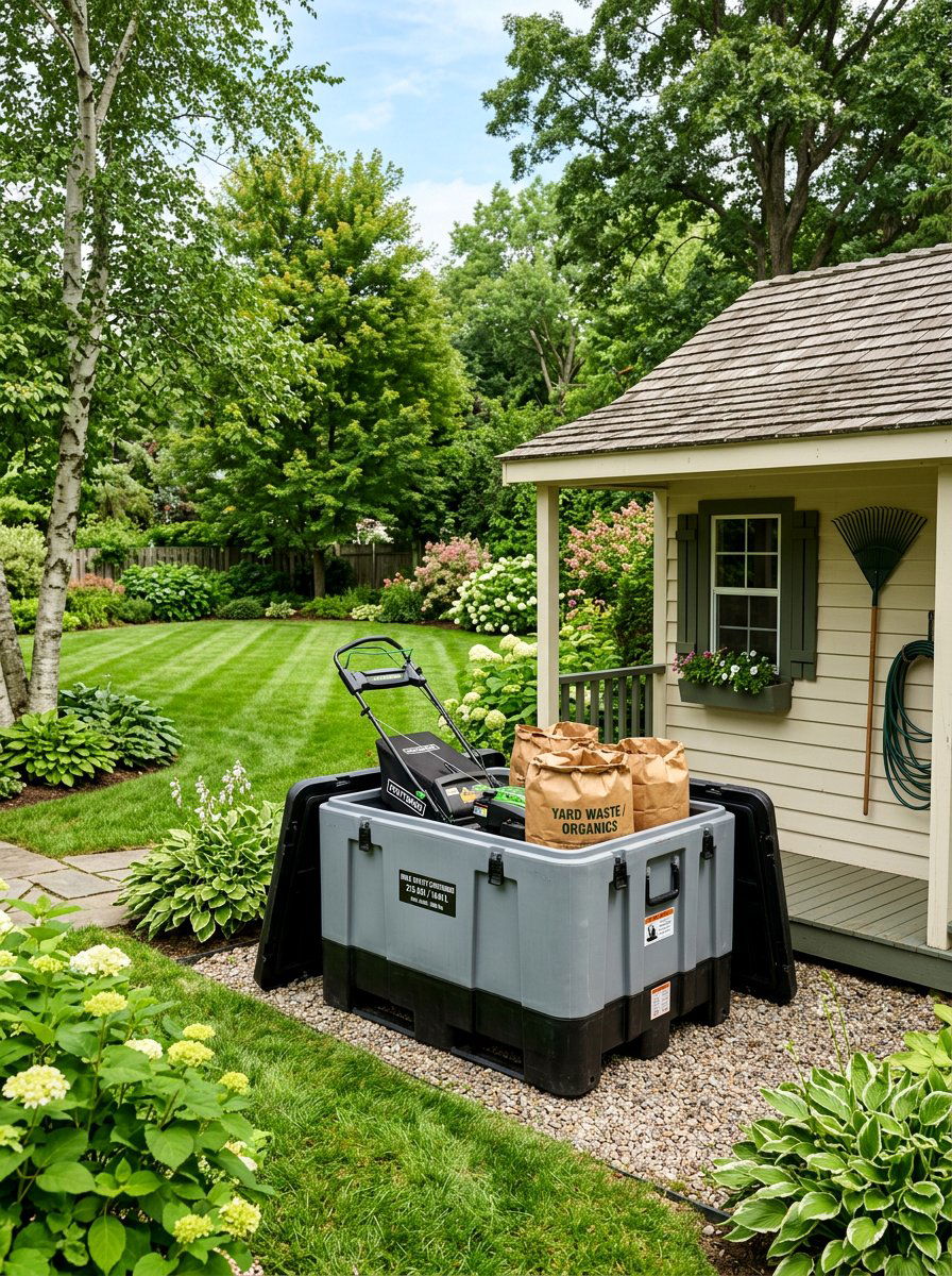 Large Volume Pallet Container - 25 Pallet Outdoor Storage Box Ideas